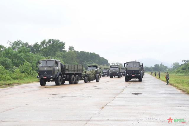 Binh chủng Pháo binh luyện tập diễu binh, diễu hành- Ảnh 16.