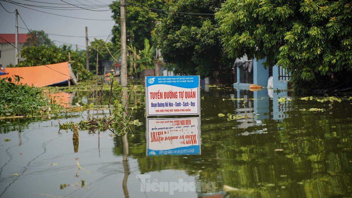 ‘Lũ rừng ngang’ nhấn chìm hàng trăm ngôi nhà ở ngoại thành Hà Nội ảnh 17