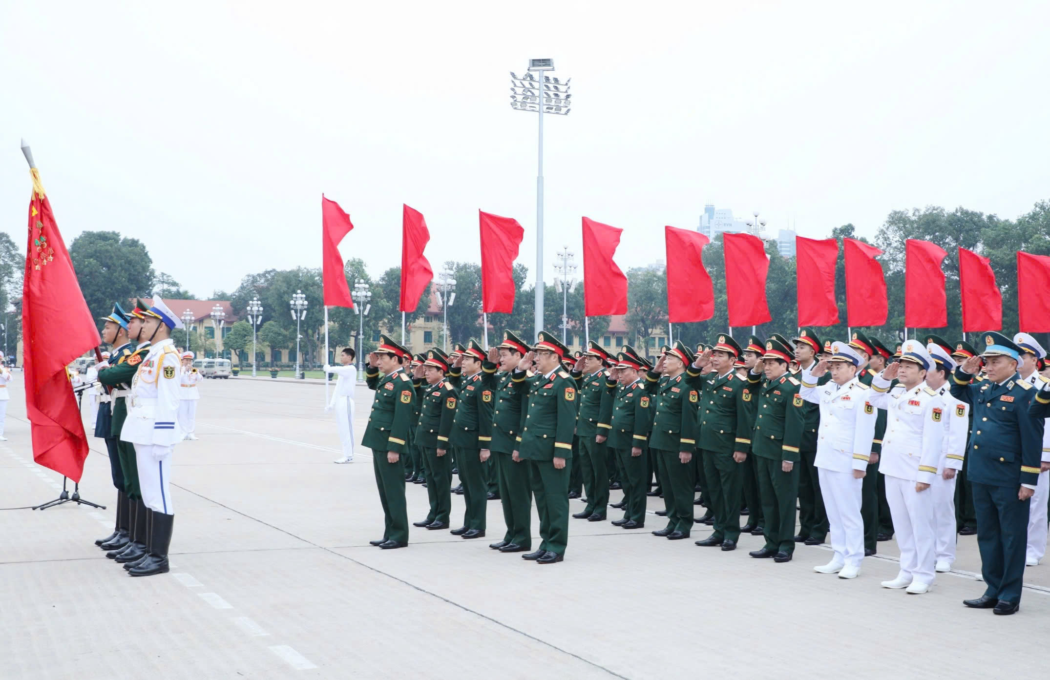 Quân ủy Trung ương, Bộ Quốc phòng báo công dâng Bác- Ảnh 3.