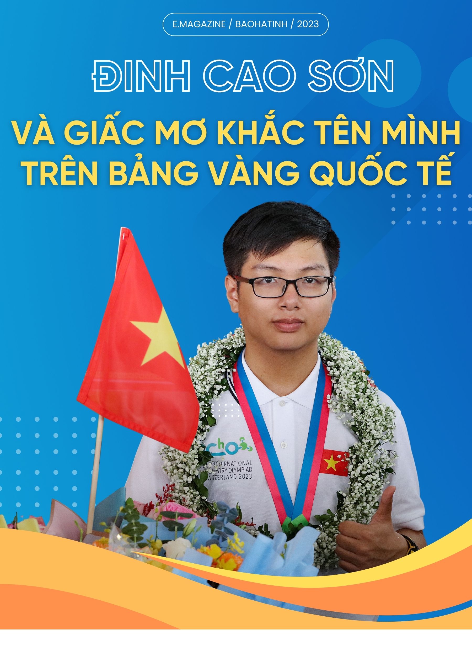 Đinh Cao Sơn và giấc mơ khắc tên mình trên bảng vàng quốc tế