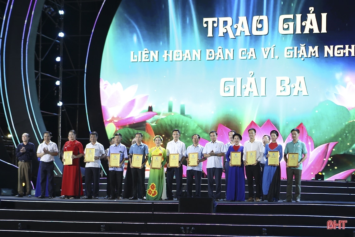 Hà Tĩnh giành giải cao tại Festival Dân ca ví, giặm Nghệ Tĩnh năm 2023