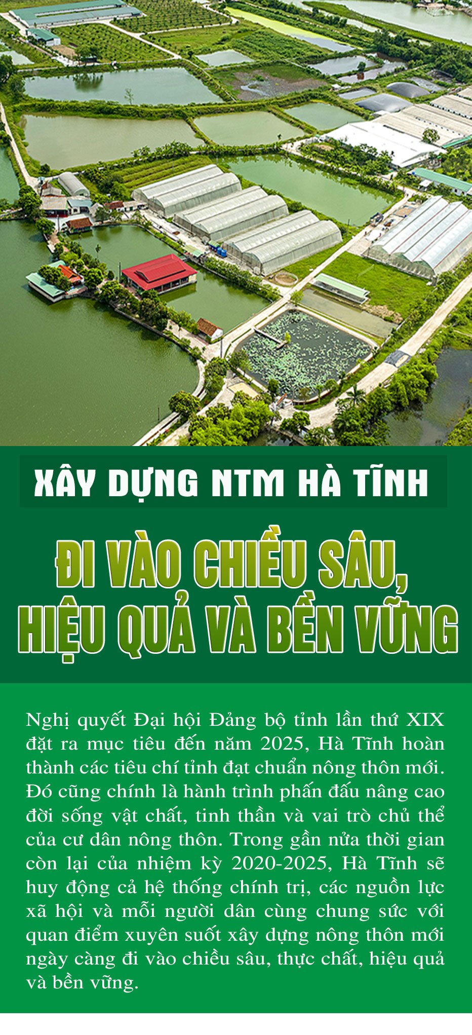 Xây dựng NTM ở Hà Tĩnh: Đi vào chiều sâu, hiệu quả và bền vững (bài 2): Phát triển kinh tế nông thôn theo hướng hiện đại, hội nhập