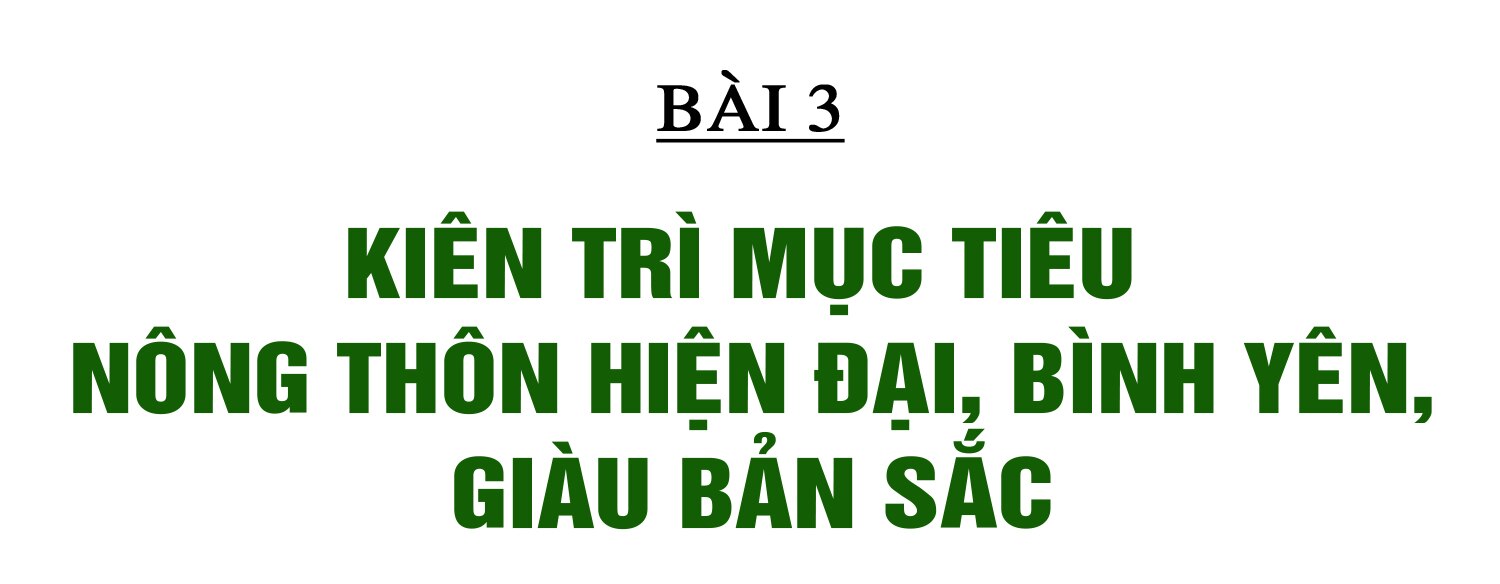 Xây dựng NTM ở Hà Tĩnh: Đi vào chiều sâu, hiệu quả và bền vững (Bài 3): Kiên trì mục tiêu nông thôn hiện đại, bình yên, giàu bản sắc