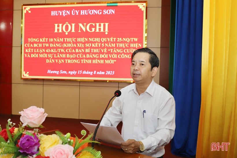 Hương Sơn xây dựng 1.150 mô hình “dân vận khéo”