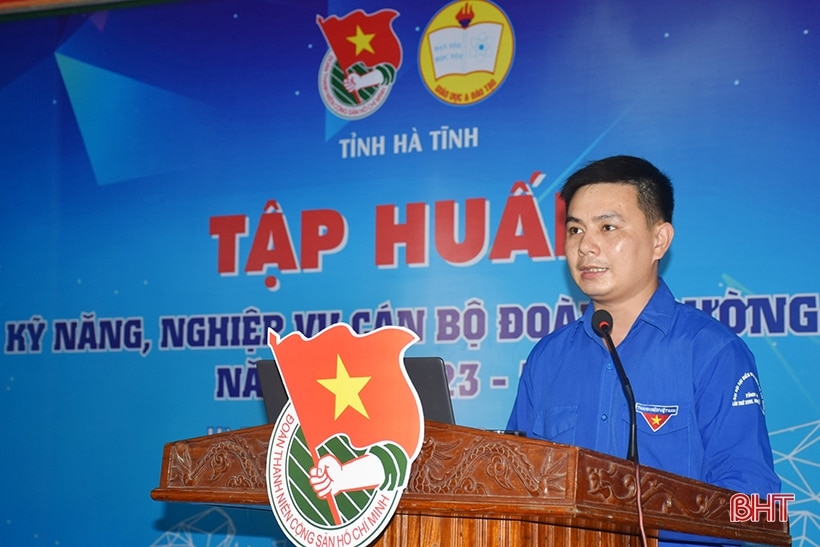 Trang bị kỹ năng, nghiệp vụ cho đoàn viên, cán bộ Đoàn trường học