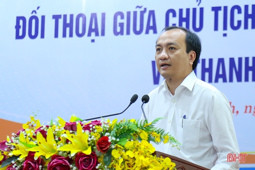 Lãnh đạo thành phố Hà Tĩnh đối thoại với đoàn viên, thanh niên 