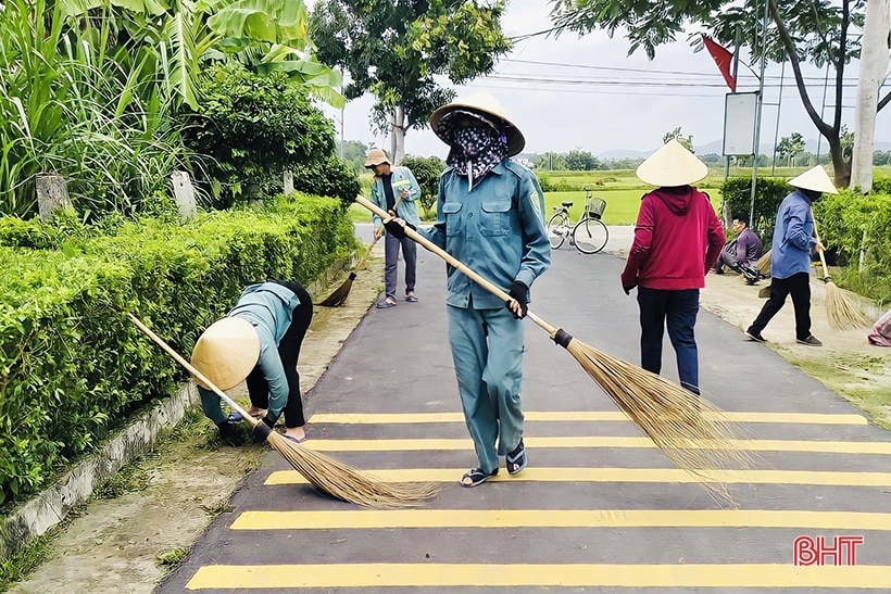 Xã miền núi Vũ Quang dồn sức xây dựng nông thôn mới kiểu mẫu