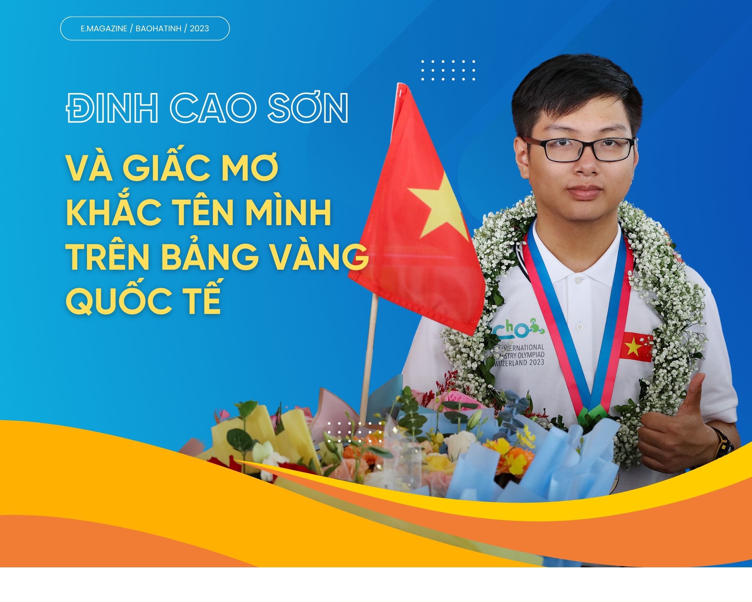 Đinh Cao Sơn và giấc mơ khắc tên mình trên bảng vàng quốc tế