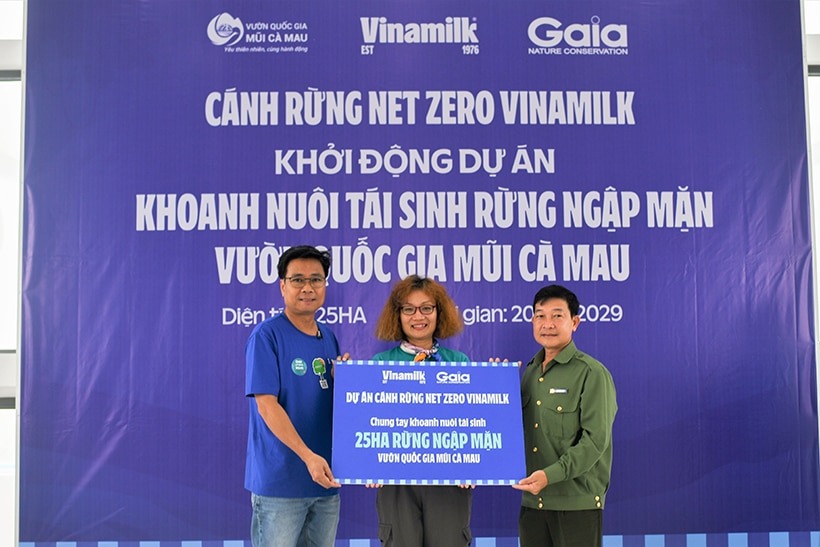 Vinamilk hình thành các “Cánh rừng Net Zero”