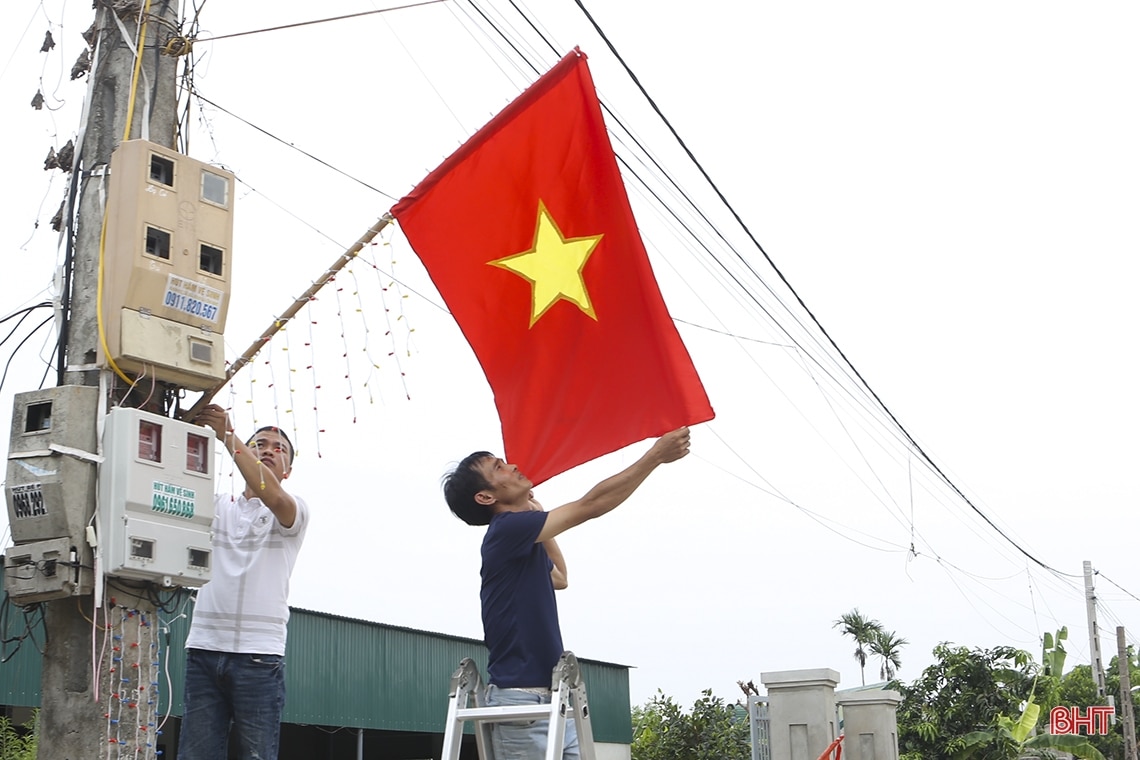 Hà Tĩnh rực rỡ cờ hoa, chào mừng Quốc khánh 2/9