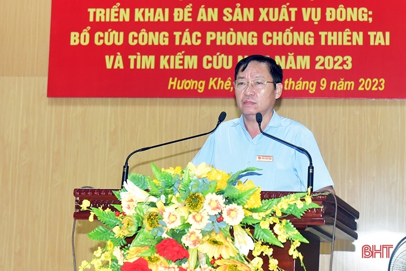 Hương Khê phấn đấu sản xuất 2.760 ha cây vụ đông