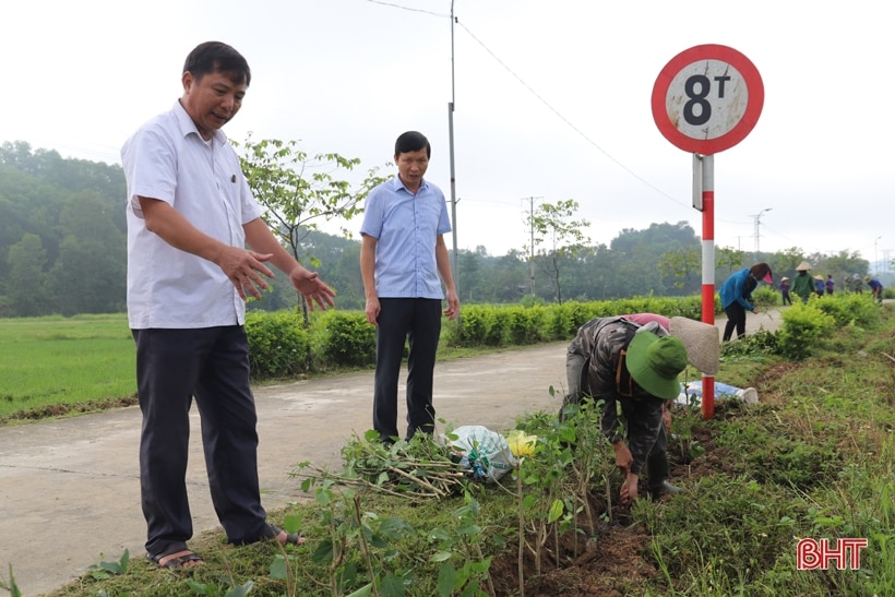 Từ 21/9, Hương Sơn phát động tháng cao điểm xây dựng nông thôn mới