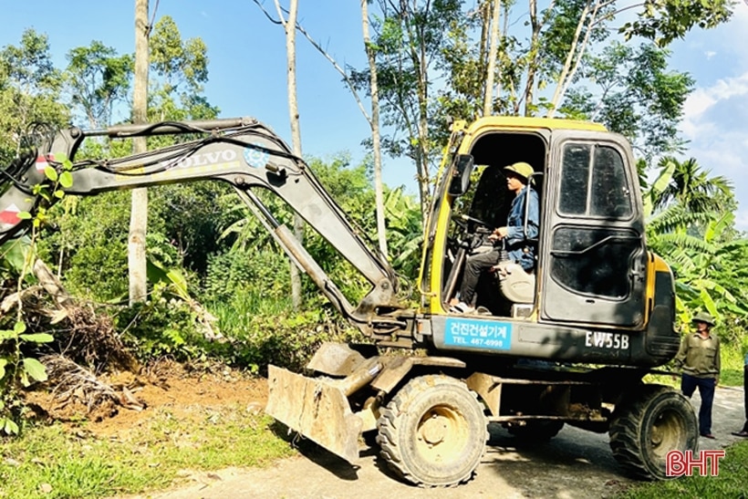 Từ 21/9, Hương Sơn phát động tháng cao điểm xây dựng nông thôn mới