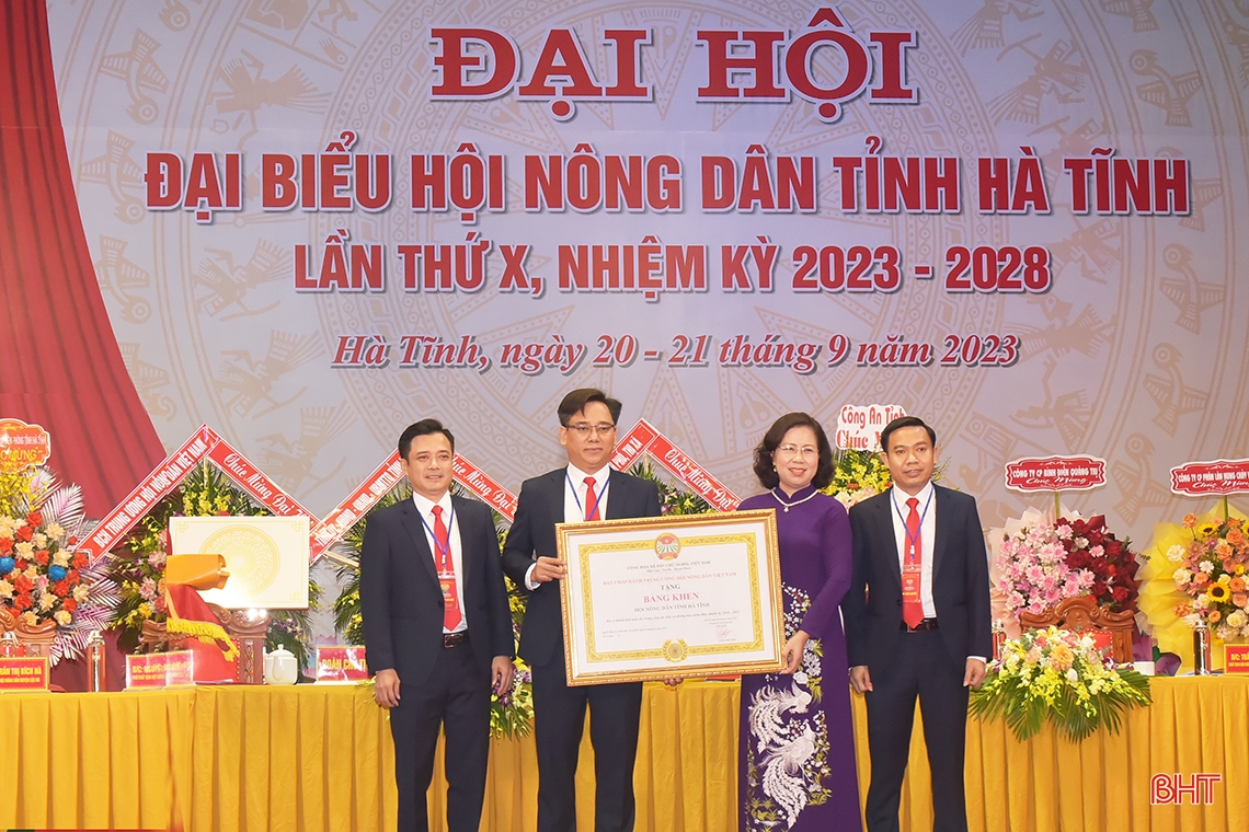 Xây dựng Hội Nông dân Hà Tĩnh “Đoàn kết - hợp tác - đổi mới - phát triển”