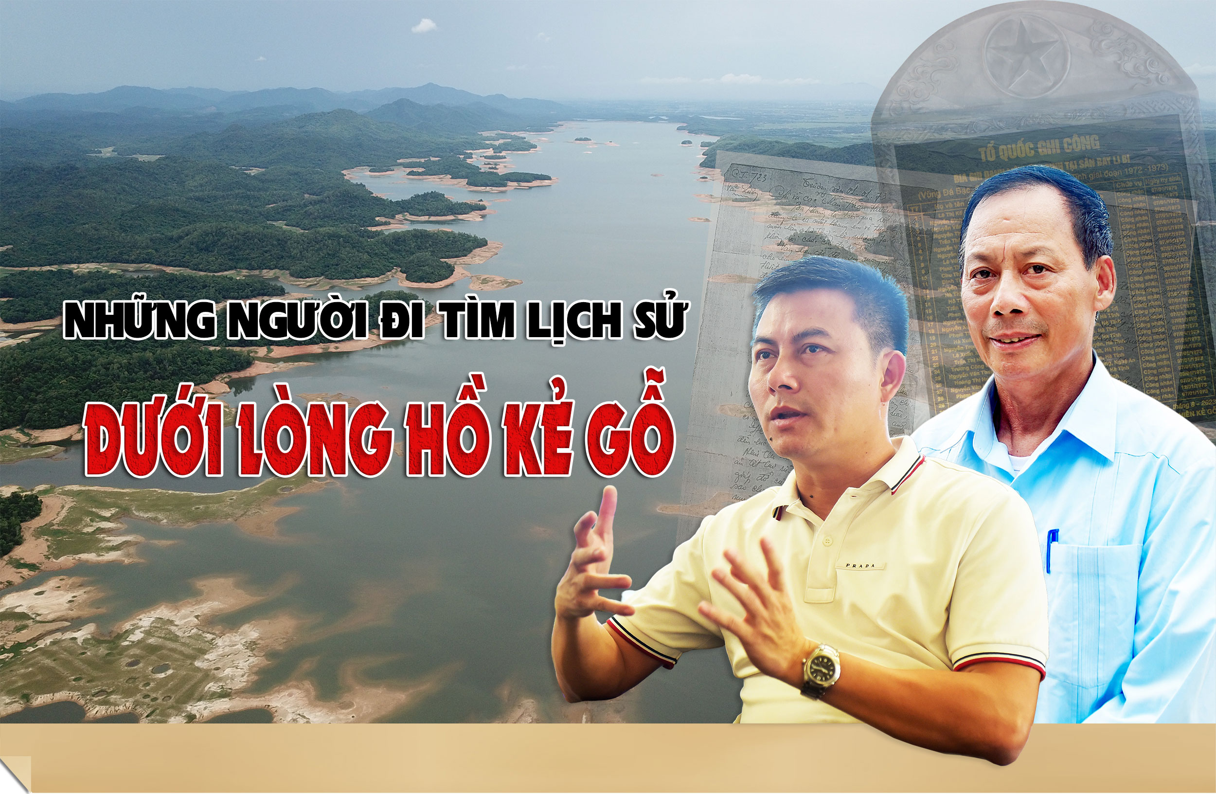 Những người đi tìm lịch sử dưới lòng hồ Kẻ Gỗ