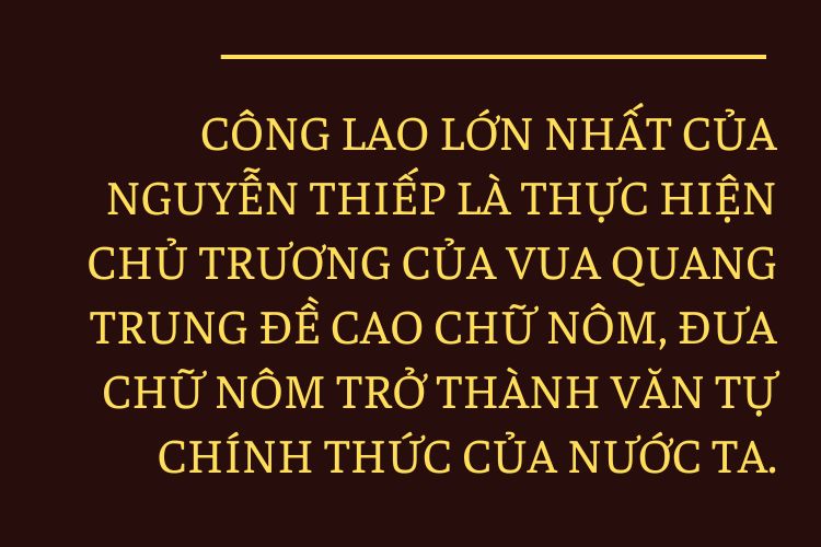 La Sơn phu tử Nguyễn Thiếp - Ngời sáng tài năng và nhân cách