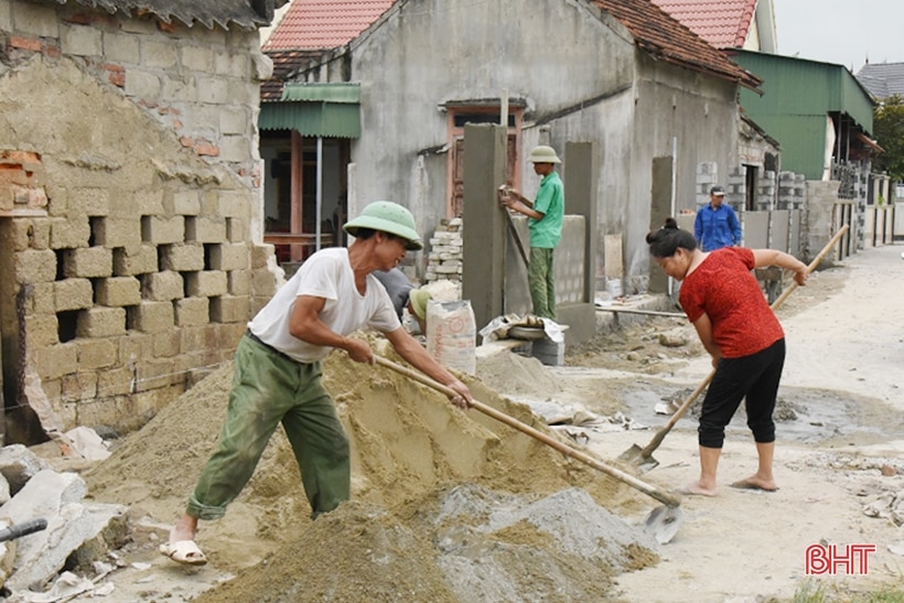 Dấu ấn các tổ chức đoàn thể trong xây dựng NTM ở Lộc Hà