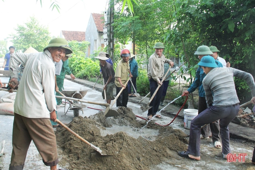 Dấu ấn các tổ chức đoàn thể trong xây dựng NTM ở Lộc Hà