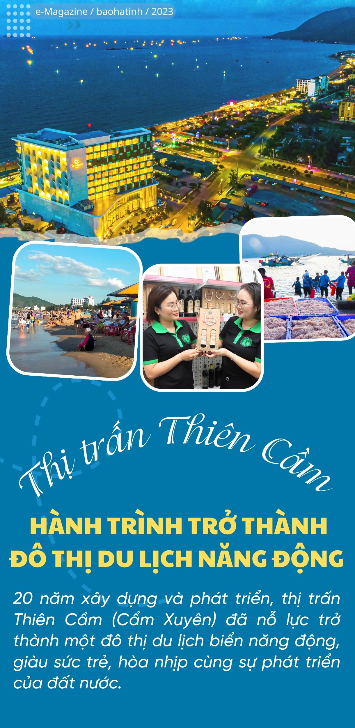 Thị trấn Thiên Cầm - hành trình trở thành đô thị du lịch năng động