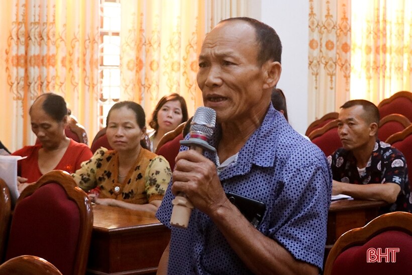 Lãnh đạo Can Lộc đối thoại với gần 200 cán bộ, hội viên nông dân