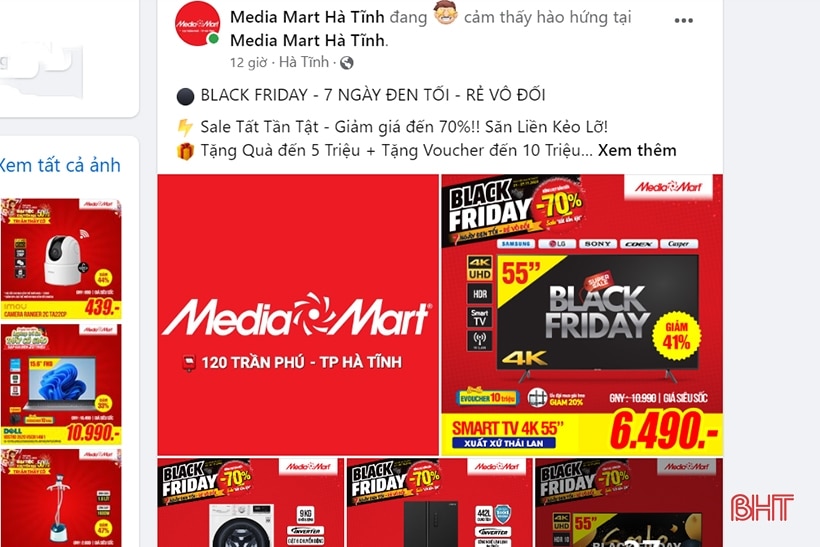 Black Friday – cơ hội cho ngành bán lẻ và người tiêu dùng Hà Tĩnh