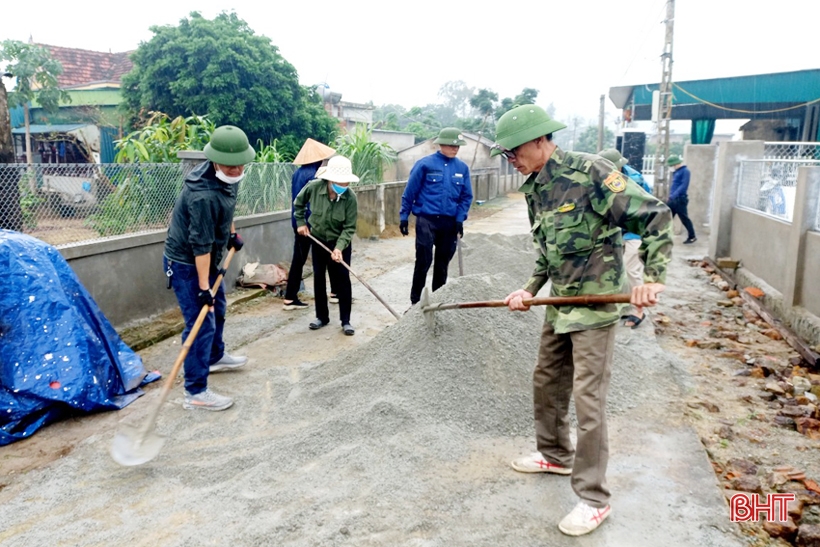 “Chạy nước rút” xây dựng nông thôn mới ở Lộc Hà