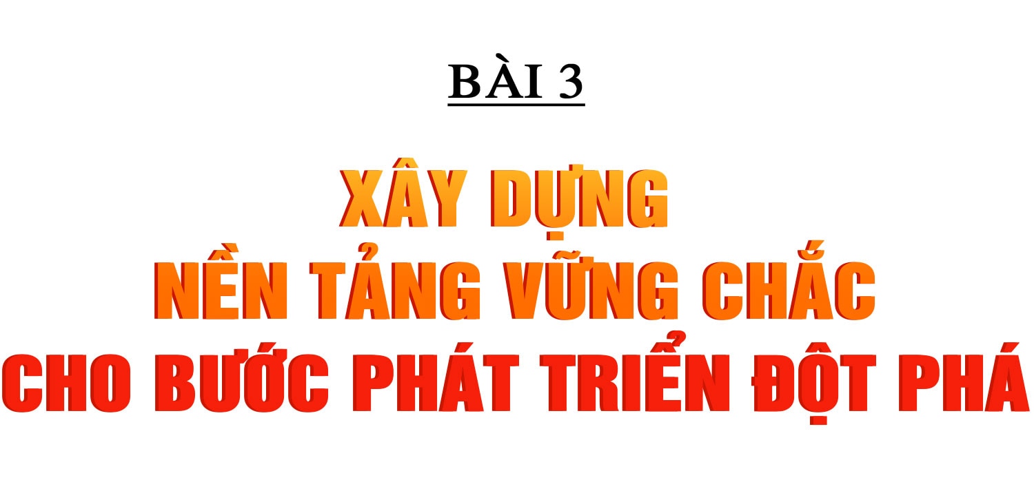 Những quyết sách tạo động lực để Hà Tĩnh bứt phá (bài 3): Xây dựng nền tảng vững chắc cho bước phát triển đột phá