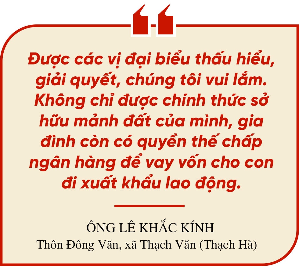 Những quyết sách tạo động lực để Hà Tĩnh bứt phá (bài 4): Tạo đồng thuận, củng cố niềm tin của cử tri và Nhân dân