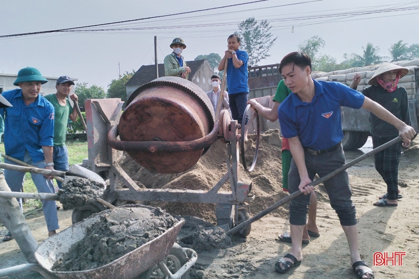 “Chạy nước rút” xây dựng nông thôn mới ở Lộc Hà