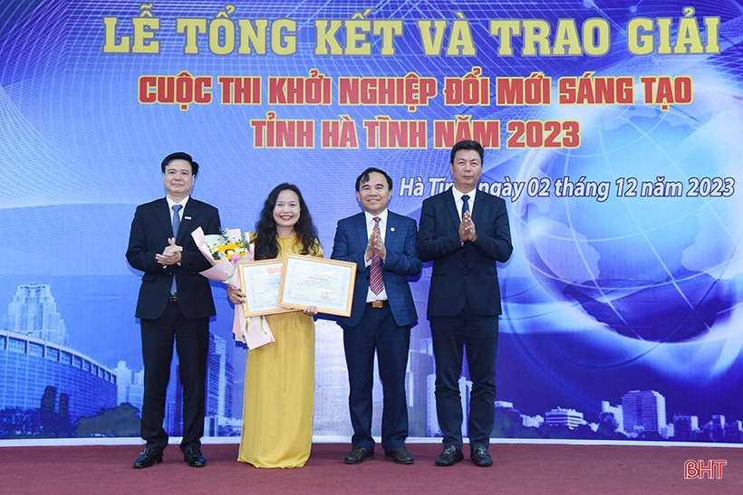 Viên đan nhung hươu nhất cuộc thi khởi nghiệp đổi mới sáng tạo Hà Tĩnh