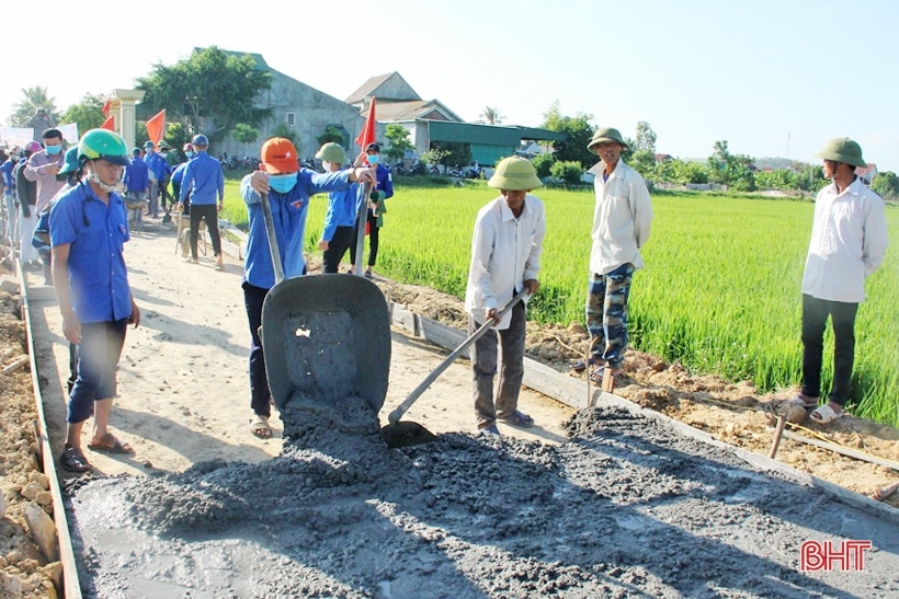 Động lực thúc đẩy xây dựng nông thôn mới ở Lộc Hà