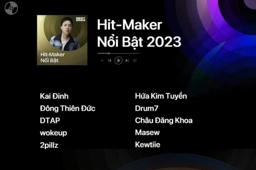 Nhà sản xuất âm nhạc người Hà Tĩnh lọt top 10 hit-maker nổi bật năm