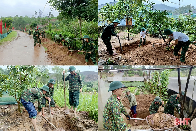 Đua tiến độ xây dựng nông thôn mới nâng cao ở Vũ Quang