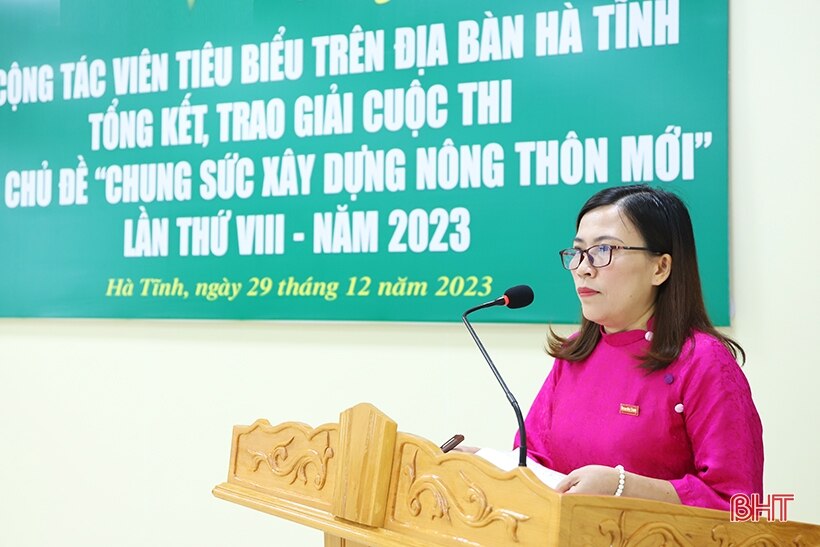 Báo Hà Tĩnh gặp mặt cộng tác viên, trao giải Cuộc thi chung sức xây dựng nông thôn mới 2023