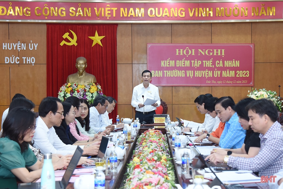 Thường trực Tỉnh ủy dự hội nghị kiểm điểm tập thể, cá nhân tại các địa phương, đơn vị