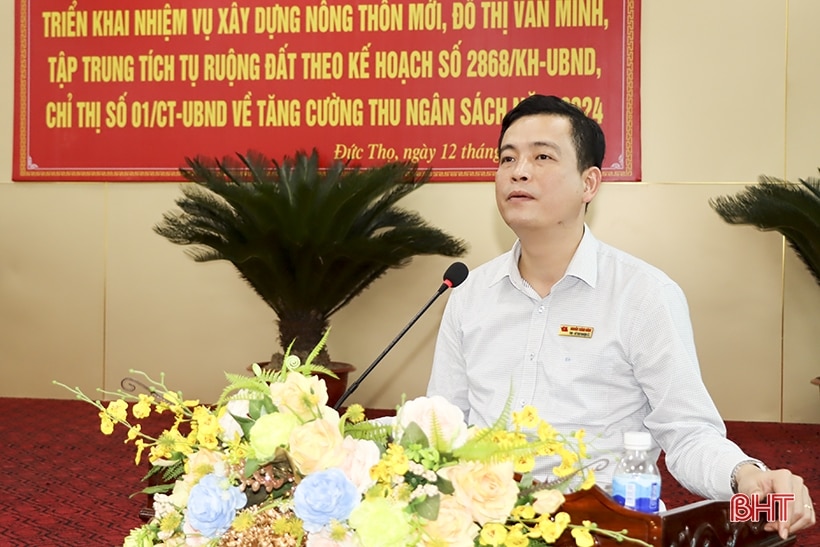 Đức Thọ quyết tâm đạt chuẩn NTM nâng cao trong năm 2024