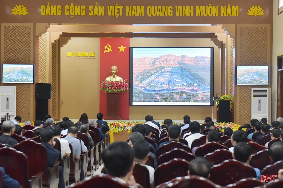 Hương Khê công bố quy hoạch vùng huyện năm 2040, tầm nhìn đến 2050