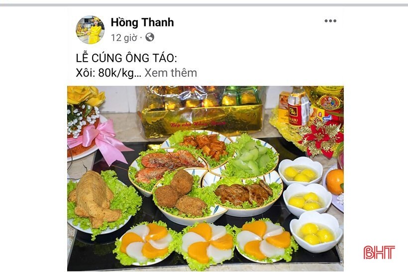 Người dân mua sắm lễ tiễn ông Công, ông Táo về trời