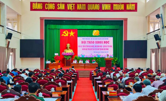 Đông đảo nhà khoa học, nhà nghiên cứu tham dự hội thảo khoa học về Giáo sư, Viện sĩ Trần Đại Nghĩa ảnh 1