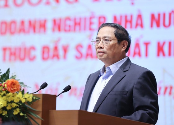 Thủ tướng Phạm Minh Chính phát biểu tại hội nghị. Ảnh: VIẾT CHUNG ảnh 1