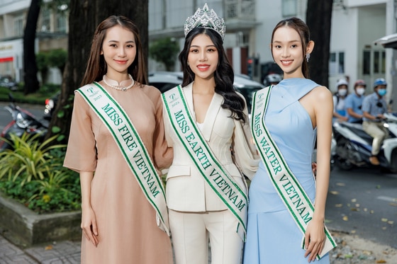 Các hoa hậu, á hậu Miss Earth Viet Nam 2023 đồng hành cùng Tuần lễ Du lịch TPHCM