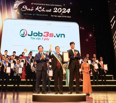 Платформа по подбору персонала Job3s.vn удостоена премии Sao Khue Award 2024