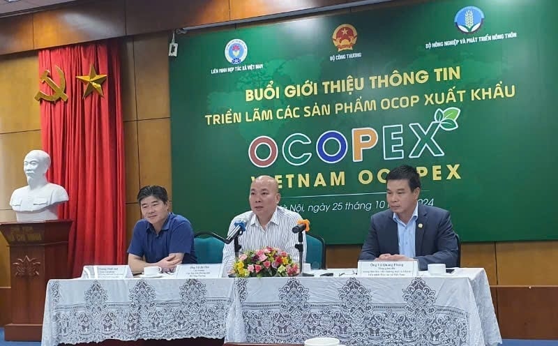 Triển lãm các sản phẩm OCOP xuất khẩu từ ngày 31-10 đến ngày 4-11