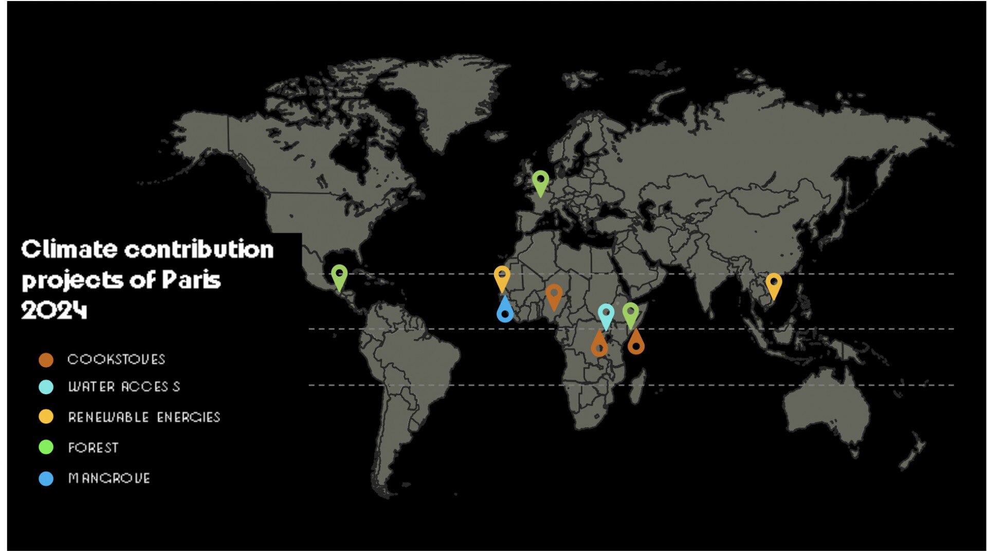 Ban tổ chức Thế vận hội Paris 2024 công bố các dự án bù đắp carbon cho sự kiện thể thao này.  