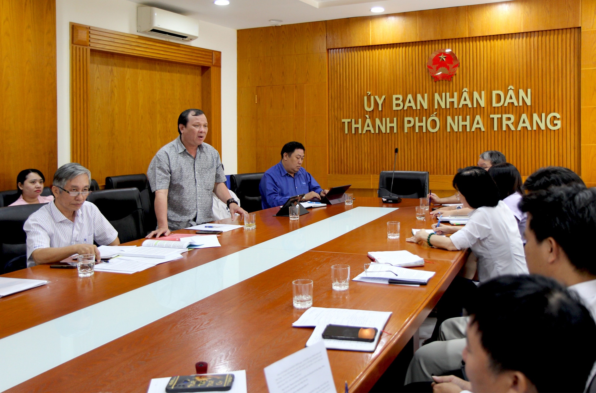 Ông Bảo Thọ - Phó Chủ tịch HĐND thành phố phát biểu. 