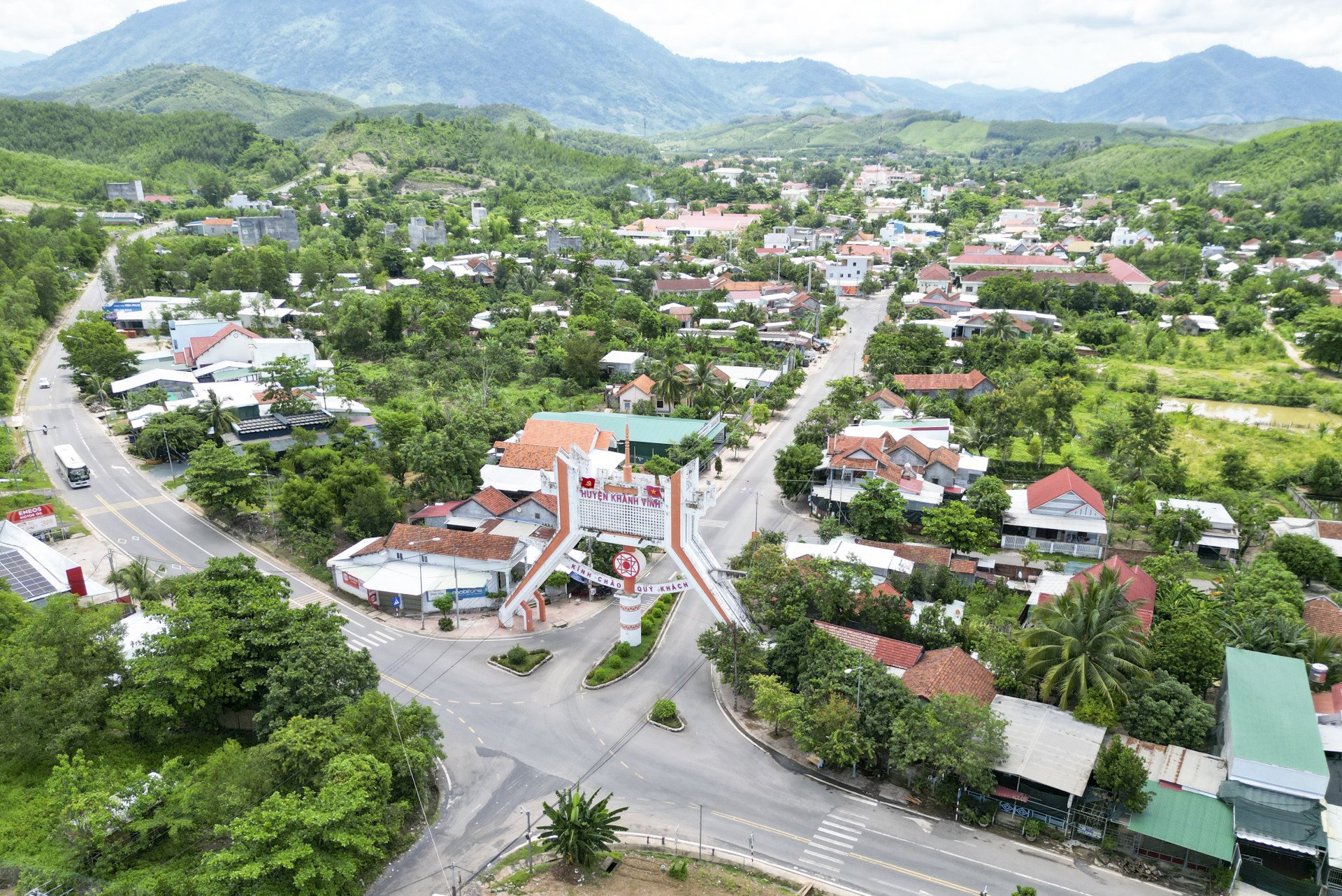 Một góc huyện Khánh Vĩnh.
