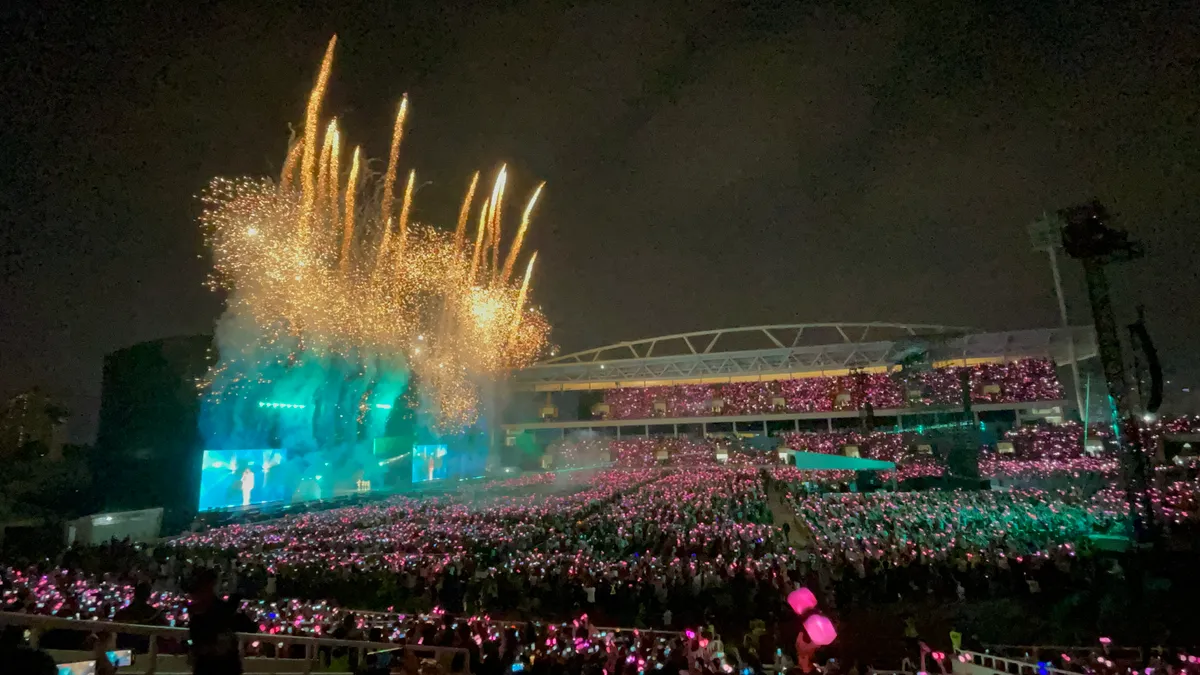 Concert BLACKPINK hồi năm 2023 tại Hà Nội. 