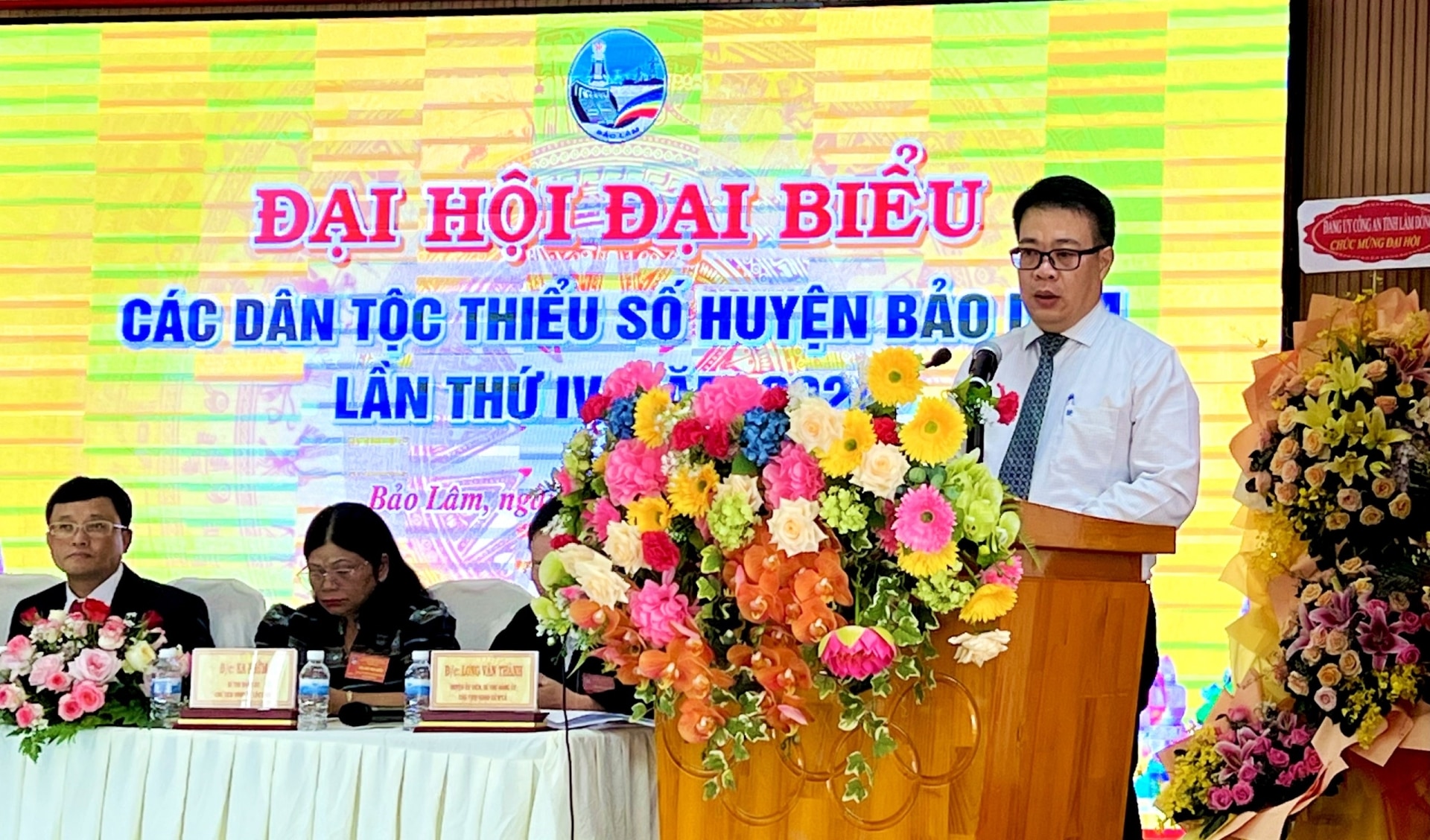 Đồng chí Nguyễn Ngọc Phúc - Phó Chủ tịch UBND tỉnh Lâm Đồng phát biểu chỉ đạo tại Đại hội