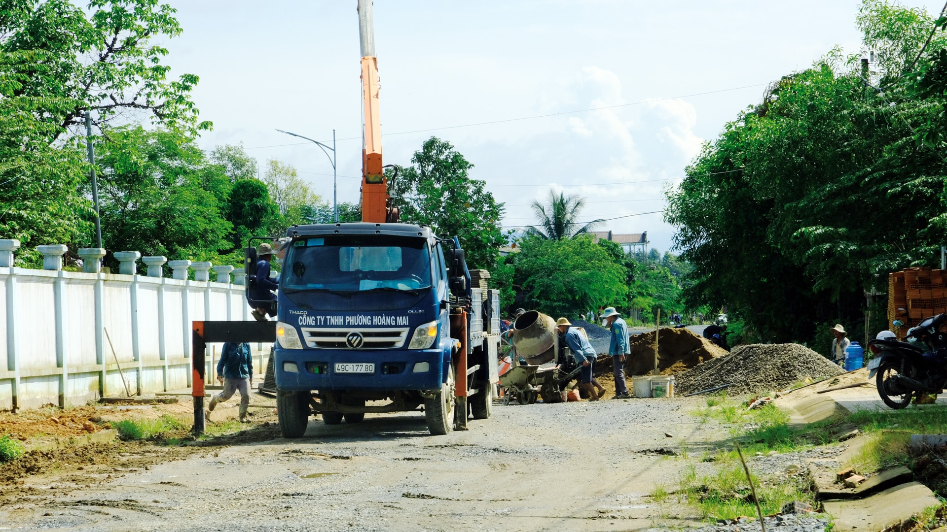 Đơn vị thi công đẩy nhanh tiến độ thực hiện dự án đường 26/3 đi 3/2