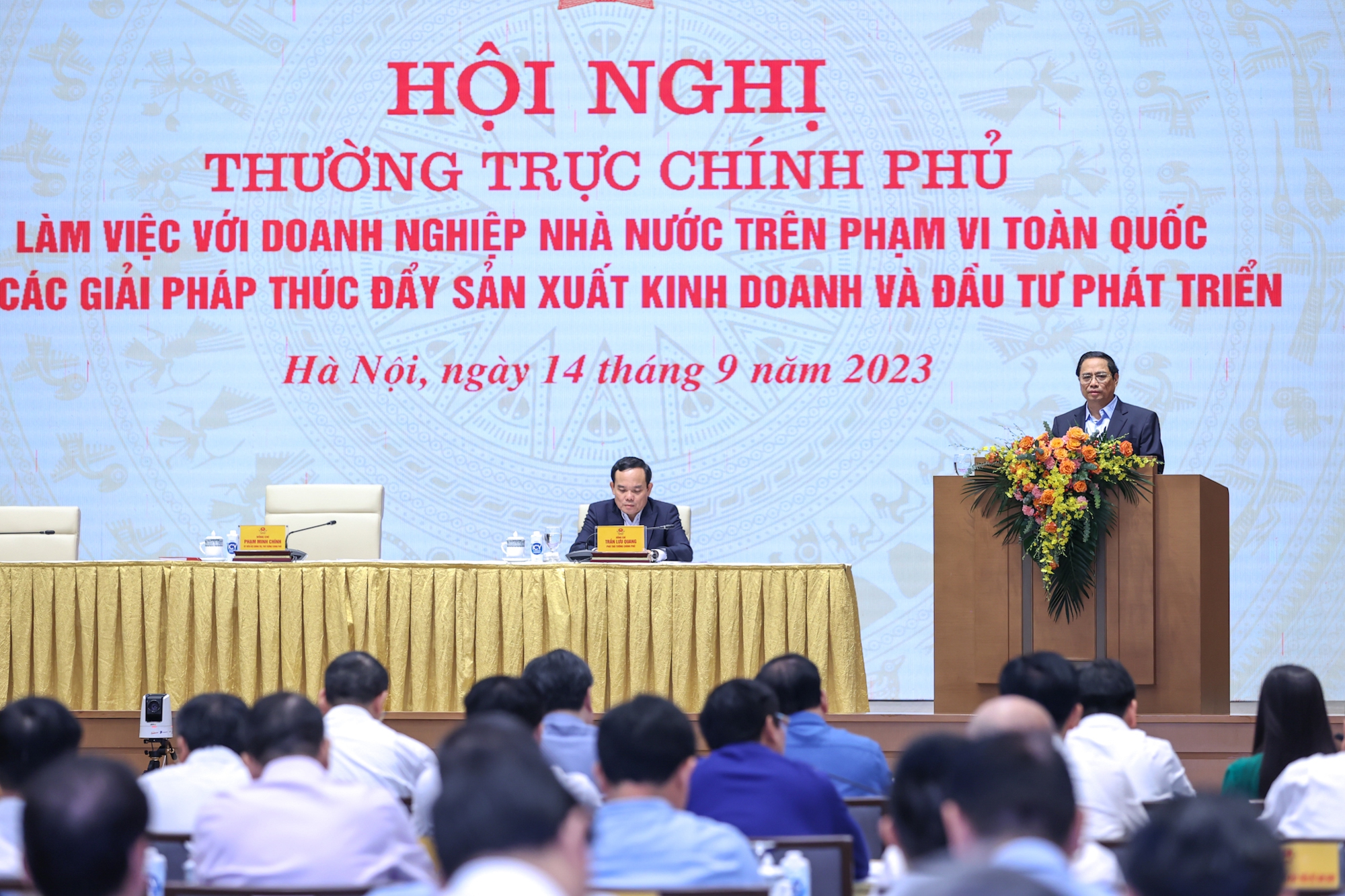 Thủ tướng chủ trì hội nghị làm việc với doanh nghiệp Nhà nước trên phạm vi toàn quốc - Ảnh 1.